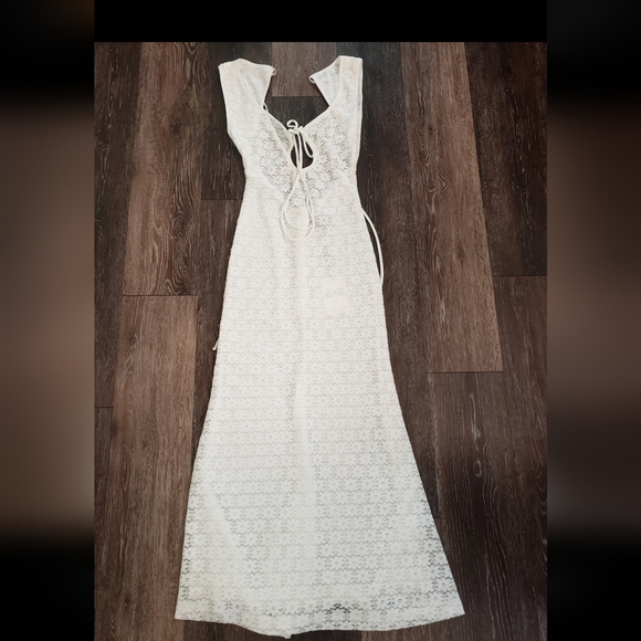 BARDOT Stina Midi Dress In Orchid White size 2 - Picture 9 of 12